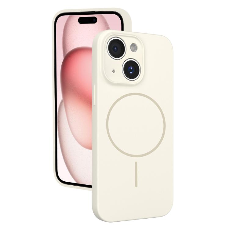 For iPhone 15 Thin Circle MagSafe Fine Hole Liquid Silicone Phone Case(White)
For iPhone 15 Thin Circle MagSafe Fine Hole Liquid Silicone Phone Case(White)