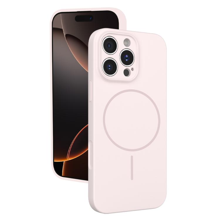 For iPhone 16 Pro Thin Circle MagSafe Fine Hole Liquid Silicone Phone Case(Pink)
For iPhone 16 Pro Thin Circle MagSafe Fine Hole Liquid Silicone Phone Case(Pink)