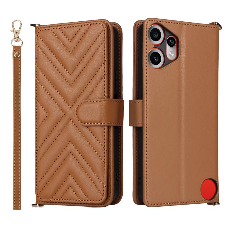 For Nothing CMF Phone 2 Pro Multifunctional 6-Card Slots Leather Phone Case with Wrist Strap(Brown)
For Nothing CMF Phone 2 Pro Multifunctional 6-Card Slots Leather Phone Case with Wrist Strap(Brown)
