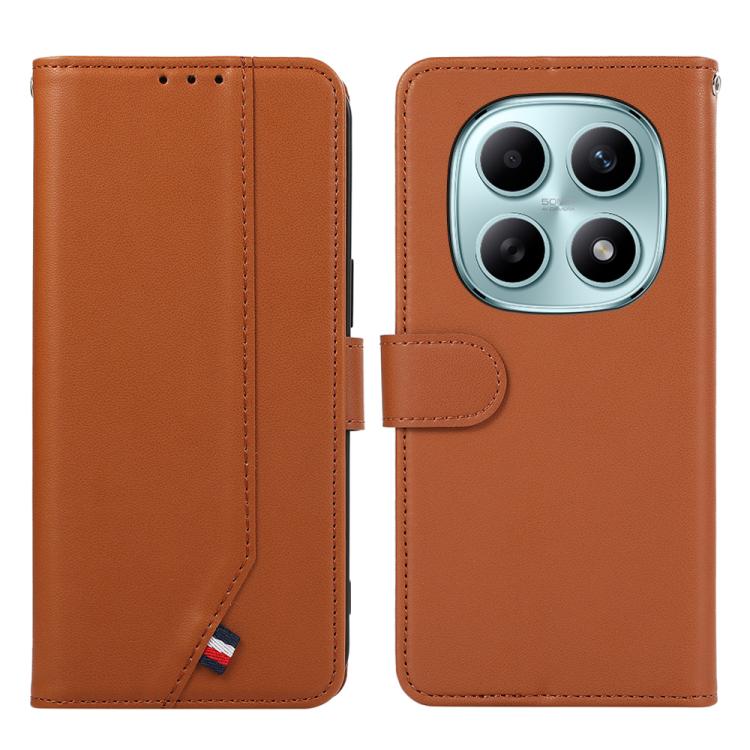 For Redmi Note 15 5G Global 164mm ABEEL Delicate Texture Splicing RFID Leather Phone Case(Brown)
For Redmi Note 15 5G Global 164mm ABEEL Delicate Texture Splicing RFID Leather Phone Case(Brown)