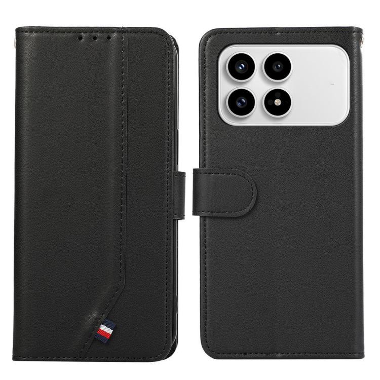 For Redmi K90 / Poco F8 Pro ABEEL Delicate Texture Splicing RFID Leather Phone Case(Black)
For Redmi K90 / Poco F8 Pro ABEEL Delicate Texture Splicing RFID Leather Phone Case(Black)