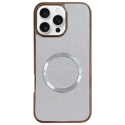 For iPhone 16 Pro Max Electroplating PC Glitter Grain MagSafe Phone Case(White)
For iPhone 16 Pro Max Electroplating PC Glitter Grain MagSafe Phone Case(White)