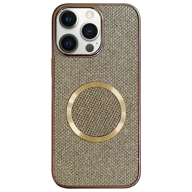 For iPhone 12 Pro Max Electroplating PC Glitter Grain MagSafe Phone Case(Gold)
For iPhone 12 Pro Max Electroplating PC Glitter Grain MagSafe Phone Case(Gold)