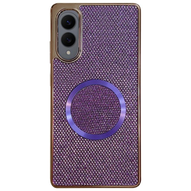 For Samsung Galaxy S25 Edge 5G Electroplating PC Glitter Grain MagSafe Phone Case(Purple)
For Samsung Galaxy S25 Edge 5G Electroplating PC Glitter Grain MagSafe Phone Case(Purple)
