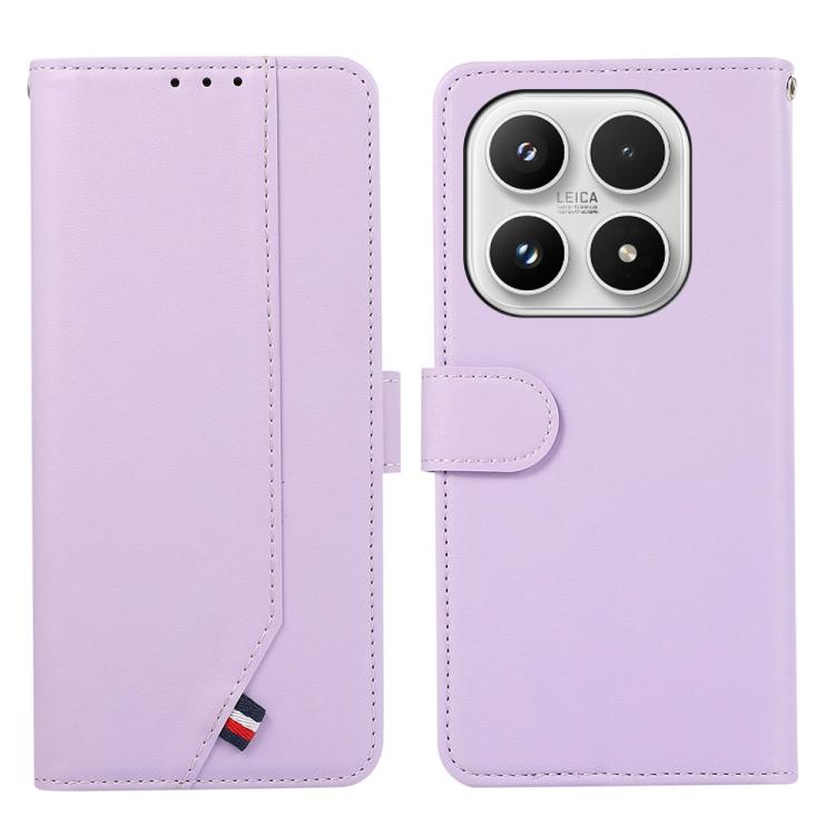 For Xiaomi 17 ABEEL Delicate Texture Splicing RFID Leather Phone Case(Purple)
For Xiaomi 17 ABEEL Delicate Texture Splicing RFID Leather Phone Case(Purple)