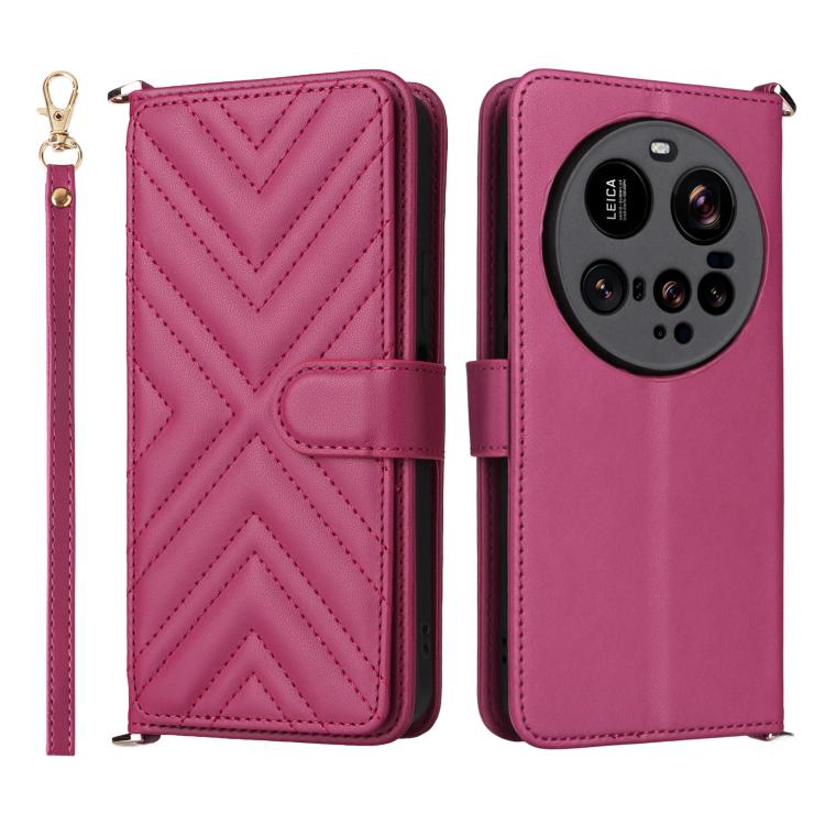 For Xiaomi 15 Ultra Multifunctional 6-Card Slots Leather Phone Case with Wrist Strap(Rose Red)
For Xiaomi 15 Ultra Multifunctional 6-Card Slots Leather Phone Case with Wrist Strap(Rose Red)