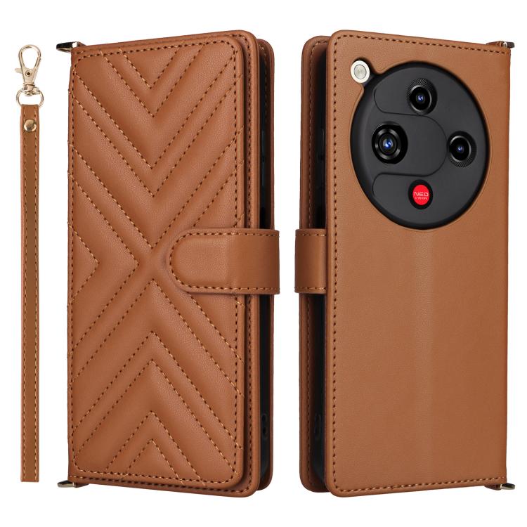 For ZTE nubia Focus 2 5G Multifunctional 6-Card Slots Leather Phone Case with Wrist Strap(Brown)
For ZTE nubia Focus 2 5G Multifunctional 6-Card Slots Leather Phone Case with Wrist Strap(Brown)