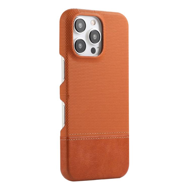 For iPhone 16 Pro Max Stitching Cloth MagSafe Magnetic PC Hybrid PU Phone Case(Brown)
For iPhone 16 Pro Max Stitching Cloth MagSafe Magnetic PC Hybrid PU Phone Case(Brown)