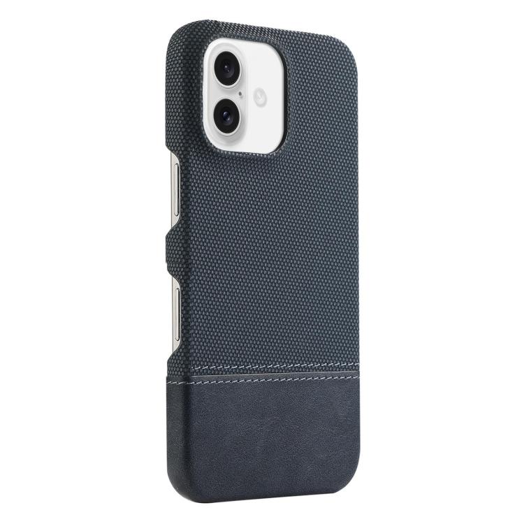 For iPhone 17 Stitching Cloth MagSafe Magnetic PC Hybrid PU Phone Case(Dark Blue) 
For iPhone 17 Stitching Cloth MagSafe Magnetic PC Hybrid PU Phone Case(Dark Blue)