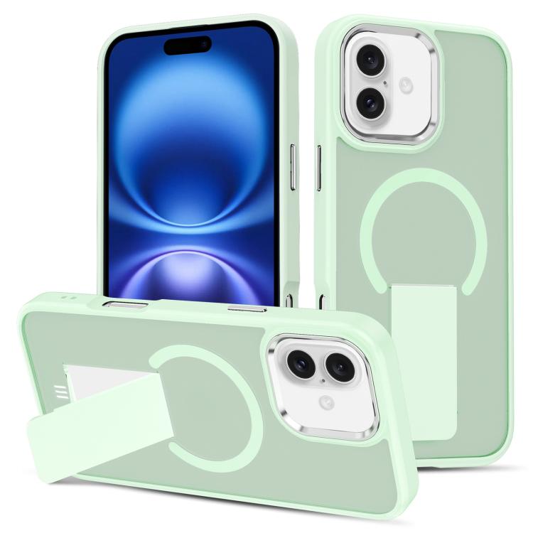 For iPhone 16 Plus Skin Feel Invisible Kickstand MagSafe Phone Case(Green)
For iPhone 16 Plus Skin Feel Invisible Kickstand MagSafe Phone Case(Green)