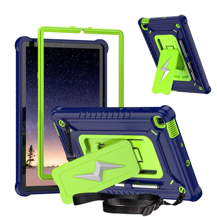 For Samsung Galaxy Tab S6 Lite 2020 / 2024 Armor Bolt Shape Holder Silicone Hybrid PC Tablet Case(Navy Blue Olivine)
For Samsung Galaxy Tab S6 Lite 2020 / 2024 Armor Bolt Shape Holder Silicone Hybrid PC Tablet Case(Navy Blue Olivine)