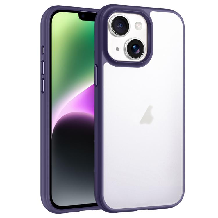 For iPhone 14 Phantom Frosted Airbag Shockproof Transparent Phone Case(Purple) 
For iPhone 14 Phantom Frosted Airbag Shockproof Transparent Phone Case(Purple)