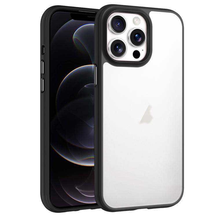 For iPhone 12 Pro Phantom Frosted Airbag Shockproof Transparent Phone Case(Black)
For iPhone 12 Pro Phantom Frosted Airbag Shockproof Transparent Phone Case(Black)