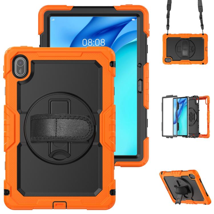 For Huawei MatePad SE 11 2024 Silicone Hybrid PC Tablet Case with Shoulder Strap(Orange)
For Huawei MatePad SE 11 2024 Silicone Hybrid PC Tablet Case with Shoulder Strap(Orange)