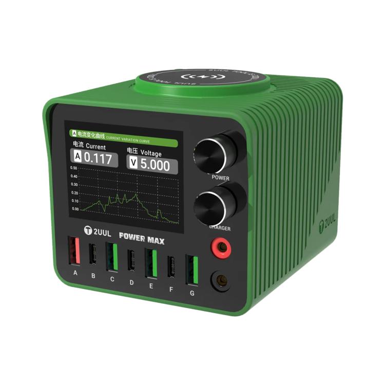 2UUL PC01 POWER MAX 200W Multi-Port Charger Adjustable Voltage Power Supply, Plug:US Plug
2UUL PC01 POWER MAX 200W Multi-Port Charger Adjustable Voltage Power Supply, Plug:US Plug