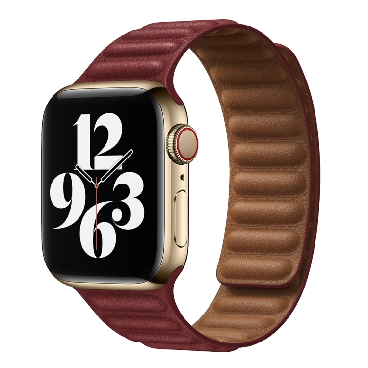 For Apple Watch Series 7 41mm / 6 & SE & 5 & 4 40mm / 3 & 2 & 1 38mm Leather Watch Band (Wine Red)
For Apple Watch Series 7 41mm / 6 & SE & 5 & 4 40mm / 3 & 2 & 1 38mm Leather Watch Band (Wine Red)