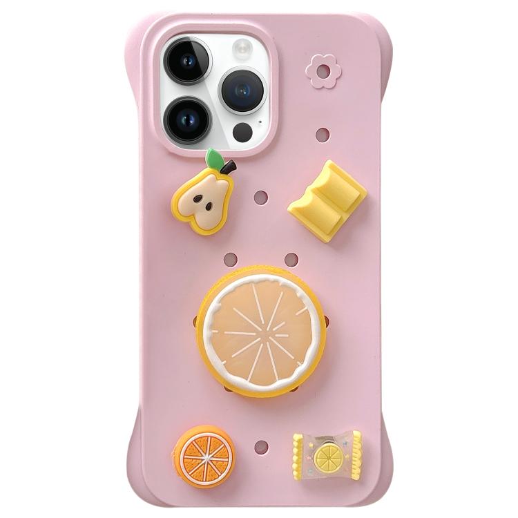 For iPhone 14 Pro Max Solid Color Holes DIY Fruit PC Shockproof Phone Case(Pink)
For iPhone 14 Pro Max Solid Color Holes DIY Fruit PC Shockproof Phone Case(Pink)