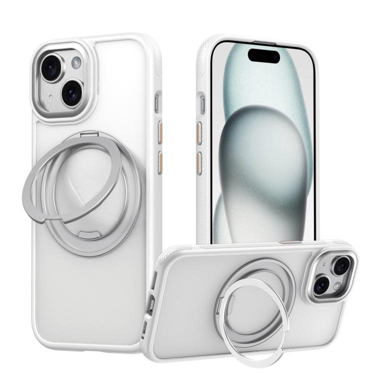 For iPhone 15 Plus / 14 Plus Gear 360 Rotation MagSafe Holder Phone Case(White)
For iPhone 15 Plus / 14 Plus Gear 360 Rotation MagSafe Holder Phone Case(White)