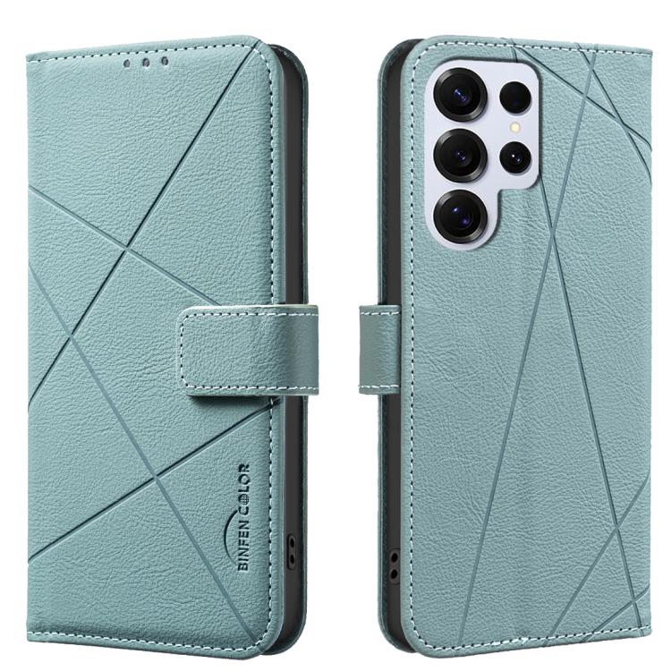 For Samsung Galaxy S24 Ultra 5G Geometric Pattern RFID Leather Phone Case(Green)
For Samsung Galaxy S24 Ultra 5G Geometric Pattern RFID Leather Phone Case(Green)