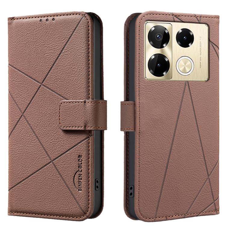 For Infinix Note 40 Pro 4G / 40 Pro+ 5G Geometric Pattern RFID Leather Phone Case(Brown)
For Infinix Note 40 Pro 4G / 40 Pro+ 5G Geometric Pattern RFID Leather Phone Case(Brown)