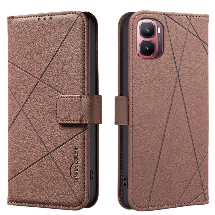 For Infinix GT 50 Pro 5G Geometric Pattern RFID Leather Phone Case(Brown)
For Infinix GT 50 Pro 5G Geometric Pattern RFID Leather Phone Case(Brown)