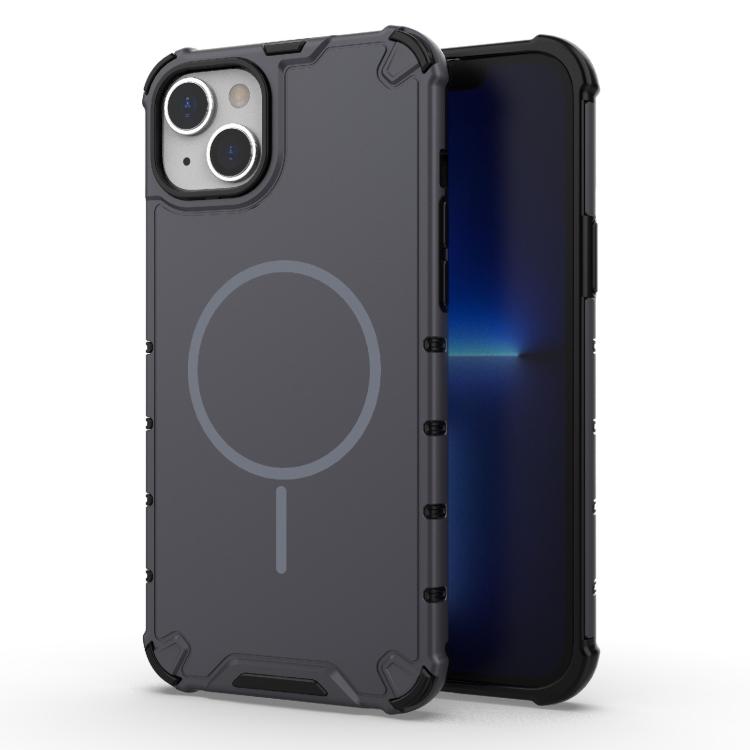 For iPhone 15 Plus / 14 Plus Grating Solid Color MagSafe Magnetic Phone Case(Dark Grey)
For iPhone 15 Plus / 14 Plus Grating Solid Color MagSafe Magnetic Phone Case(Dark Grey)
