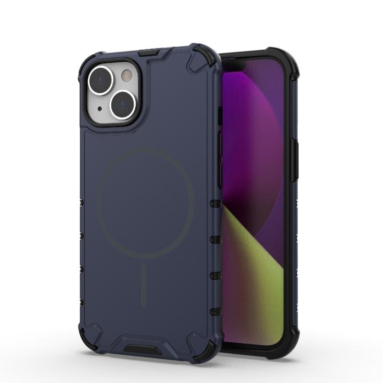 For iPhone 14 Grating Solid Color MagSafe Magnetic Phone Case(Dark Blue)
For iPhone 14 Grating Solid Color MagSafe Magnetic Phone Case(Dark Blue)