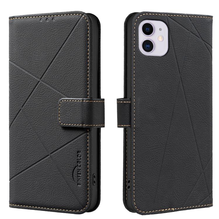 For iPhone 11 Geometric Pattern RFID Leather Phone Case(Black)
For iPhone 11 Geometric Pattern RFID Leather Phone Case(Black)
