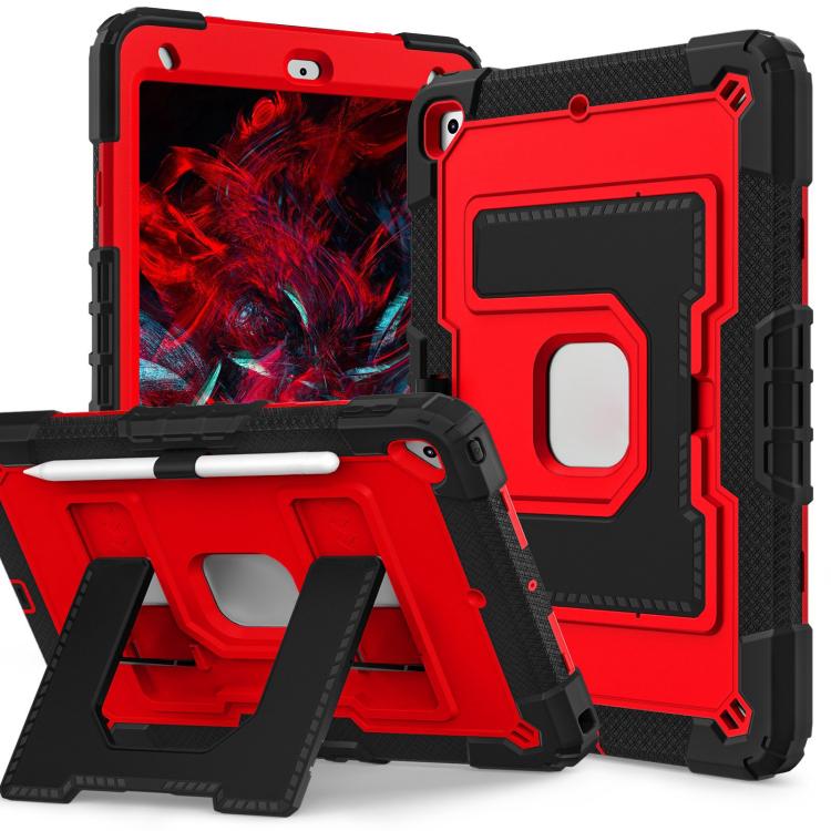 For iPad 10.2 1021 / 10.5 2019 Big Holder Silicone Hydric PC Tablet Case with Shoulder Strap(Black Red)
For iPad 10.2 1021 / 10.5 2019 Big Holder Silicone Hydric PC Tablet Case with Shoulder Strap(Black Red)