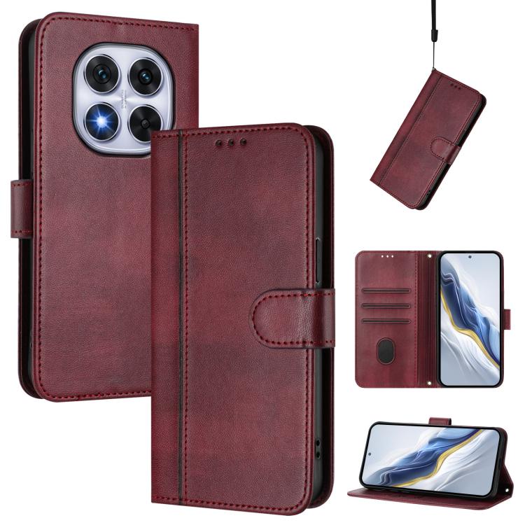For Xiaomi Poco X7 5G / Redmi Note 14 Pro 5G Line Splicing Buckle Retro Leather Phone Case(Wine Red)
For Xiaomi Poco X7 5G / Redmi Note 14 Pro 5G Line Splicing Buckle Retro Leather Phone Case(Wine Red)
