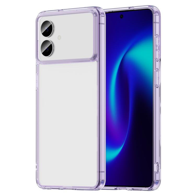 For Samsung Galaxy S26 Edge 5G PC Hybrid TPU Airbag Shockproof Phone Case(Transparent Purple)
For Samsung Galaxy S26 Edge 5G PC Hybrid TPU Airbag Shockproof Phone Case(Transparent Purple)