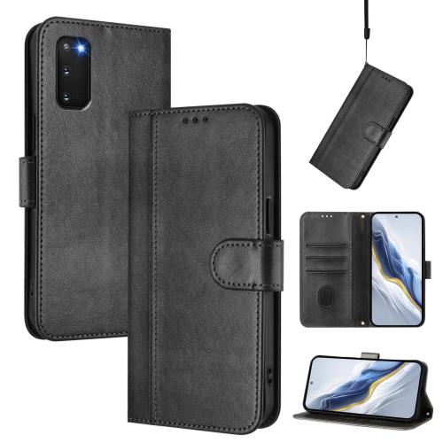 For Samsung Galaxy S20 FE Line Splicing Buckle Retro Leather Phone Case(Black)
For Samsung Galaxy S20 FE Line Splicing Buckle Retro Leather Phone Case(Black)