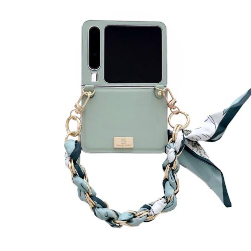 For Huawei Pura X Silver Frame Morandi Leather Texture Phone Case With Strap(Green)
For Huawei Pura X Silver Frame Morandi Leather Texture Phone Case With Strap(Green)