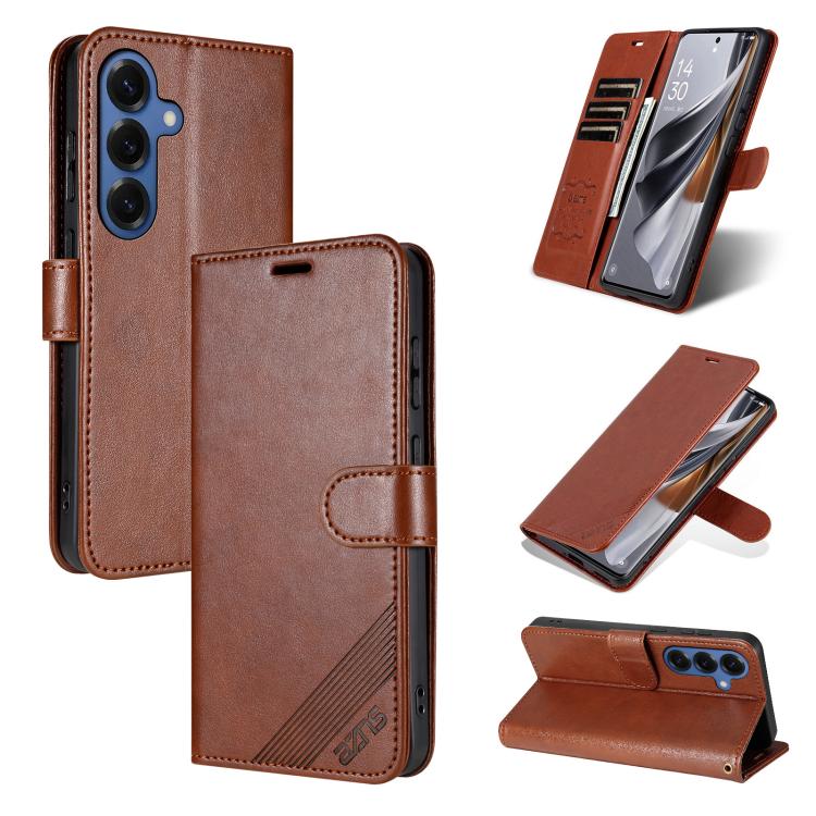 For Samsung Galaxy S26 5G AZNS Sheepskin Texture Flip Leather Phone Case(Brown)
For Samsung Galaxy S26 5G AZNS Sheepskin Texture Flip Leather Phone Case(Brown)