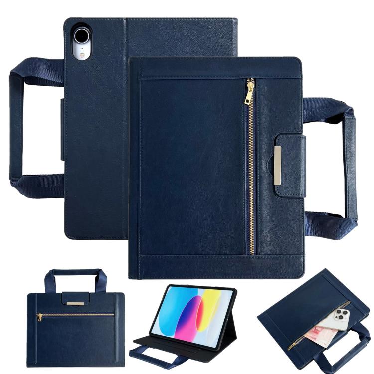 For iPad 2025 / 2022 Zipper Handle Retro Smart Leather Tablet Case(Royal Blue)
For iPad 2025 / 2022 Zipper Handle Retro Smart Leather Tablet Case(Royal Blue)