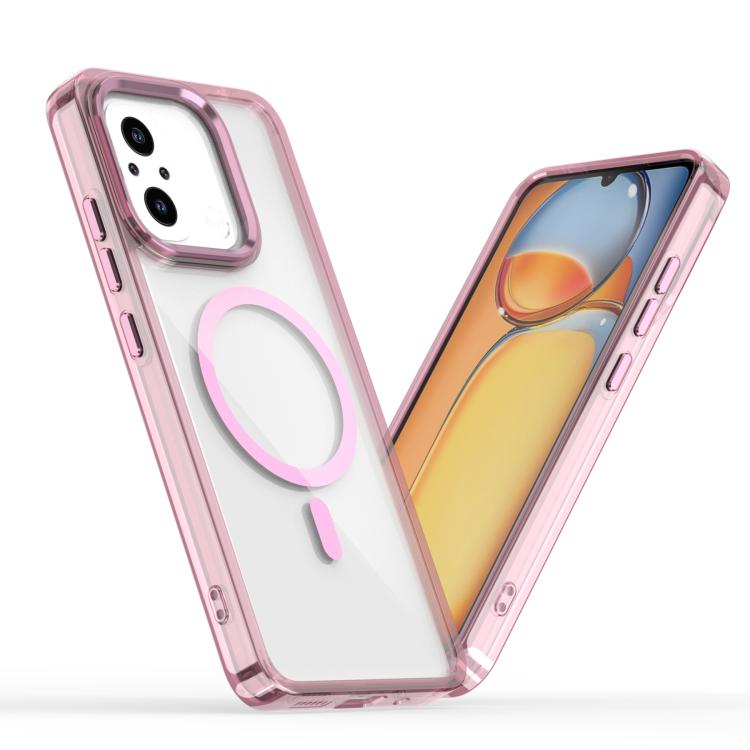 For Redmi 12C / 11A MagSafe Magnetic Clear Phone Case(Pink)
For Redmi 12C / 11A MagSafe Magnetic Clear Phone Case(Pink)