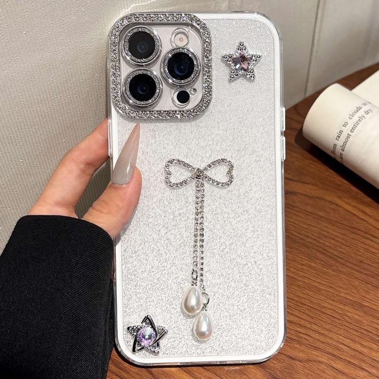 For iPhone 14 Pro Solid Color Glitter Powder Rhinestone Tassel Phone Case(White)
For iPhone 14 Pro Solid Color Glitter Powder Rhinestone Tassel Phone Case(White)