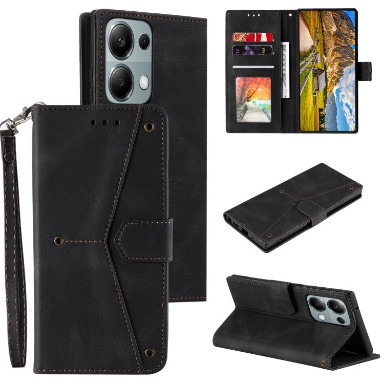 For OPPO Reno13 Pro Nail Skin Feel Stitching Calf Texture Leather Phone Case(Black)
For OPPO Reno13 Pro Nail Skin Feel Stitching Calf Texture Leather Phone Case(Black)