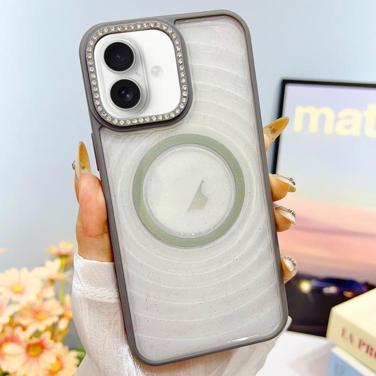 For iPhone 16 Transparent Glitter Starry Sky Top Diamond Frosted MagSafe Phone Case(Titanium)
For iPhone 16 Transparent Glitter Starry Sky Top Diamond Frosted MagSafe Phone Case(Titanium)