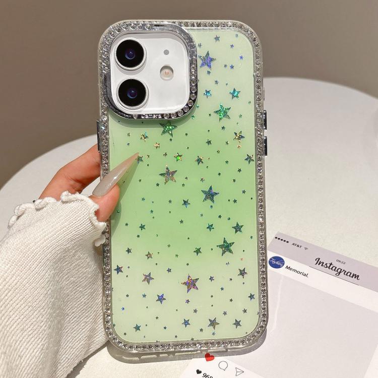 For iPhone 11 Holographic Starry Pattern TPU Hybrid IMD Full Coverage Phone Case(Green)
For iPhone 11 Holographic Starry Pattern TPU Hybrid IMD Full Coverage Phone Case(Green)