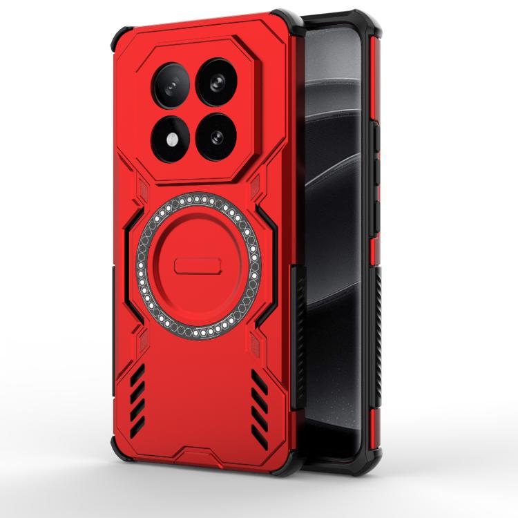 For Redmi Note 14 Pro+ 5G Butterfly Armor MagSafe Magnetic Ring Shockproof Phone Case(Red)
For Redmi Note 14 Pro+ 5G Butterfly Armor MagSafe Magnetic Ring Shockproof Phone Case(Red)
