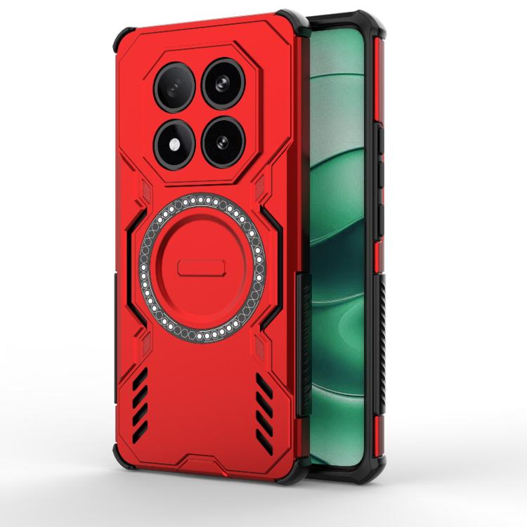For Redmi Note 14 Pro 5G Butterfly Armor MagSafe Magnetic Ring Shockproof Phone Case(Red)
For Redmi Note 14 Pro 5G Butterfly Armor MagSafe Magnetic Ring Shockproof Phone Case(Red)