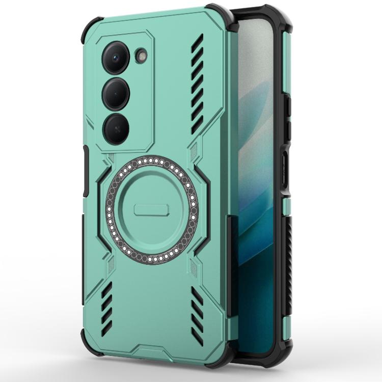 For Redmi 15 5G / 4G EU 171mm Butterfly Armor MagSafe Magnetic Ring Shockproof Phone Case(Light Green)
For Redmi 15 5G / 4G EU 171mm Butterfly Armor MagSafe Magnetic Ring Shockproof Phone Case(Light Green)