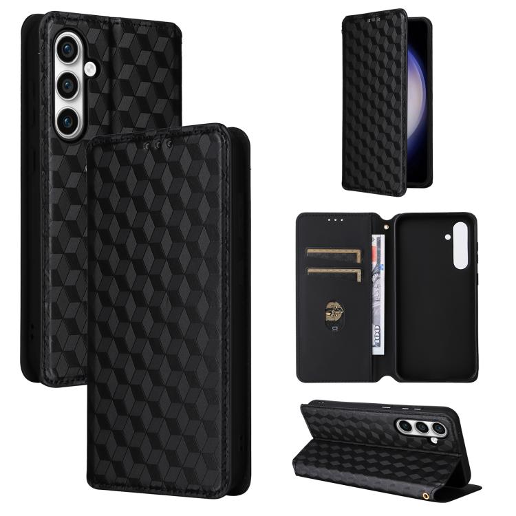 For Samsung Galaxy S23 FE 5G Cubic Grid Texture Flip Leather Phone Case(Black)
For Samsung Galaxy S23 FE 5G Cubic Grid Texture Flip Leather Phone Case(Black)