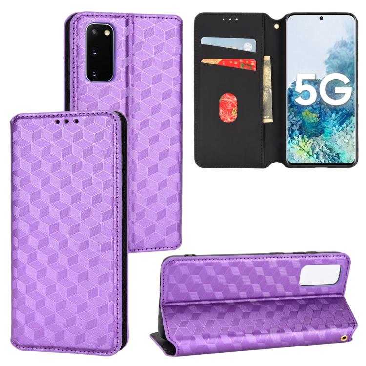 For Samsung Galaxy S20 FE 2022 / 5G / 4G Cubic Grid Texture Flip Leather Phone Case(Purple)
For Samsung Galaxy S20 FE 2022 / 5G / 4G Cubic Grid Texture Flip Leather Phone Case(Purple)