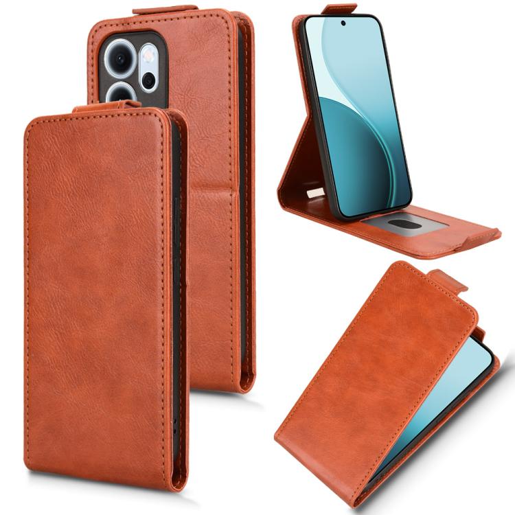 For OPPO Reno14 F 5G Magnetic Vertical Flip Leather Phone Case with Buckle(Brown)
For OPPO Reno14 F 5G Magnetic Vertical Flip Leather Phone Case with Buckle(Brown)