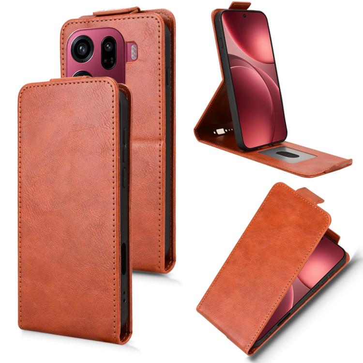 For OPPO Find X9 Pro Magnetic Vertical Flip Leather Phone Case with Buckle(Brown)
For OPPO Find X9 Pro Magnetic Vertical Flip Leather Phone Case with Buckle(Brown)