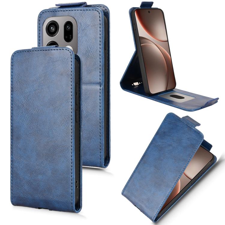 For OPPO Find X9 Magnetic Vertical Flip Leather Phone Case with Buckle(Blue)
For OPPO Find X9 Magnetic Vertical Flip Leather Phone Case with Buckle(Blue)