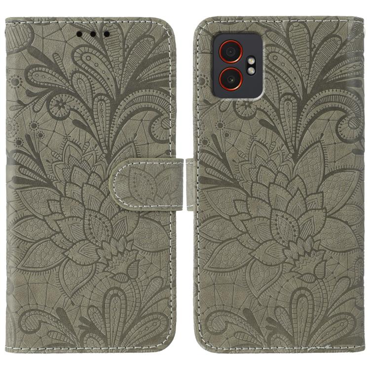 For Samsung Galaxy XCover7 Pro Lace Flower Embossing Flip Leather Phone Case(Grey)
For Samsung Galaxy XCover7 Pro Lace Flower Embossing Flip Leather Phone Case(Grey)