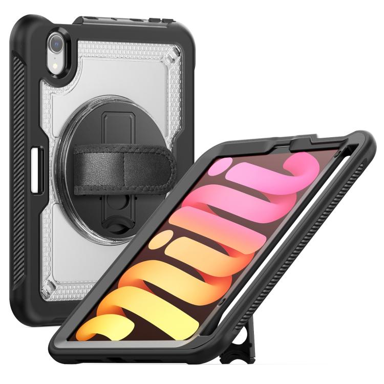 For iPad mini 2024 / mini 6 Honeycomb Hand Grip Turntable Stand Tablet Case(Transparent)
For iPad mini 2024 / mini 6 Honeycomb Hand Grip Turntable Stand Tablet Case(Transparent)